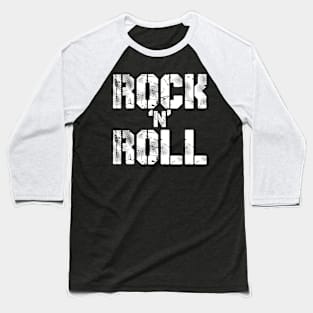 Bold Rock and roll logo Baseball T-Shirt